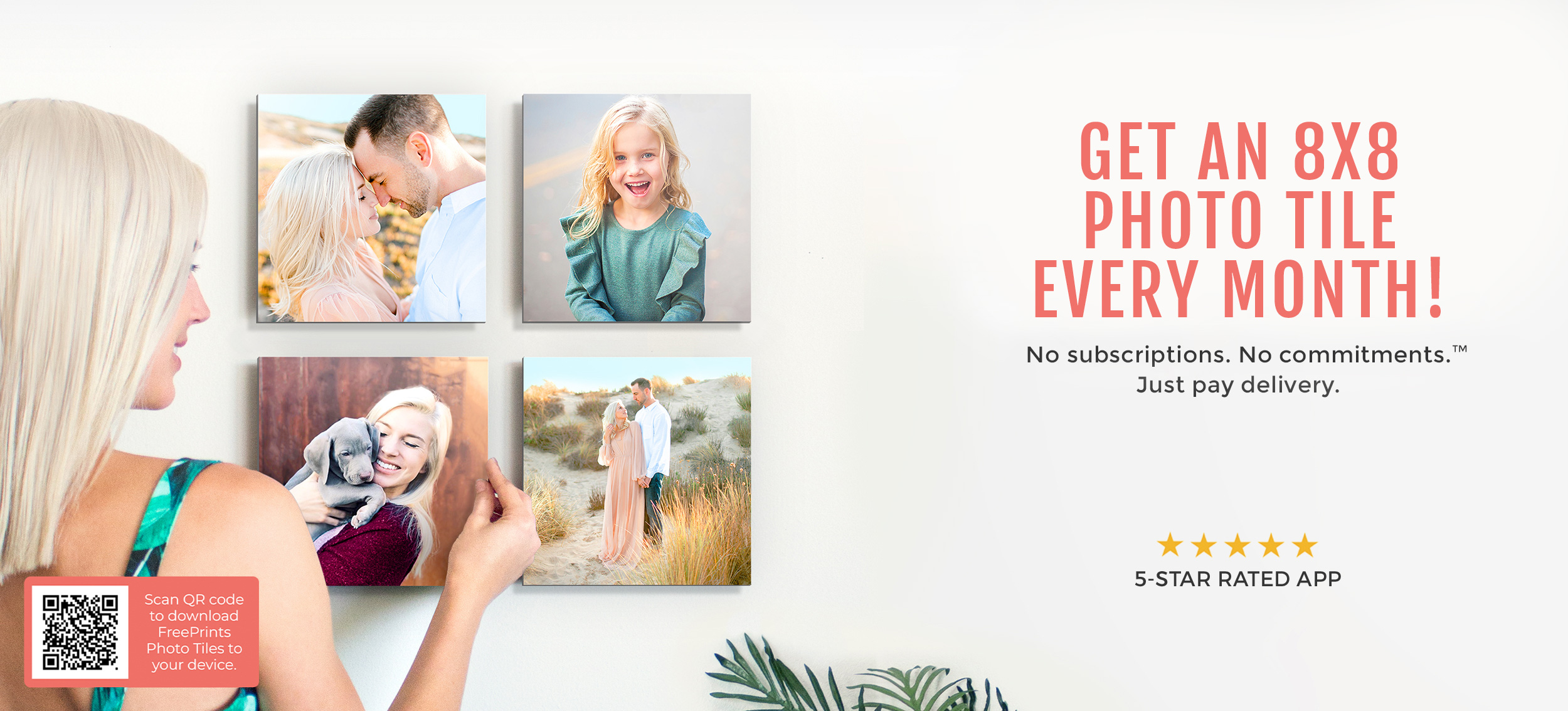 GET A FREE 8X8 PHOTO TILE